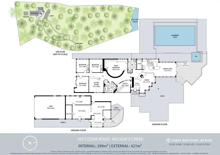 Floorplan of Homely house listing, 169 Cedar Road, Wilsons Creek NSW 2482