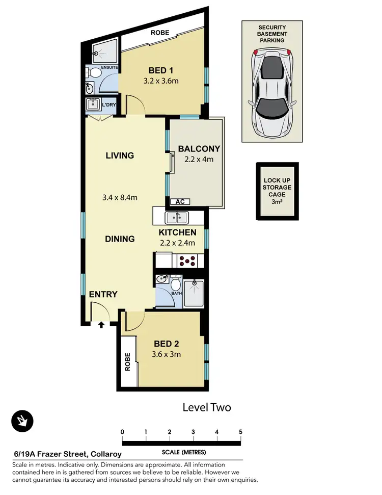 Floorplan of Homely apartment listing, 6/19A Frazer Street, Collaroy NSW 2097
