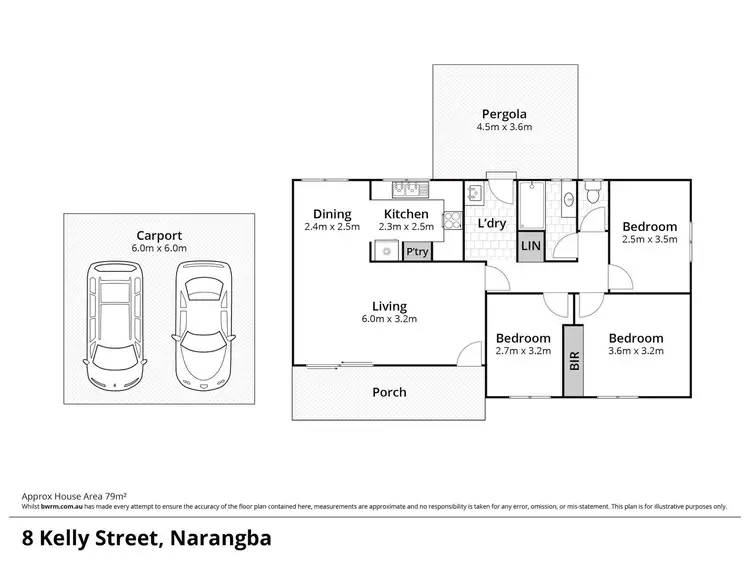 Floorplan of Homely house listing, 8 Kelly Street, Narangba QLD 4504