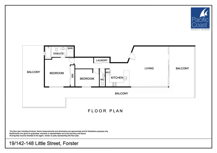 Floorplan of Homely apartment listing, 19/142-148 Little Street, Forster NSW 2428