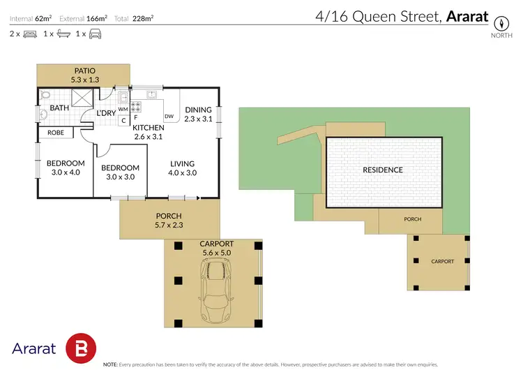 Floorplan of Homely unit listing, 4/16 Queen Street, Ararat VIC 3377