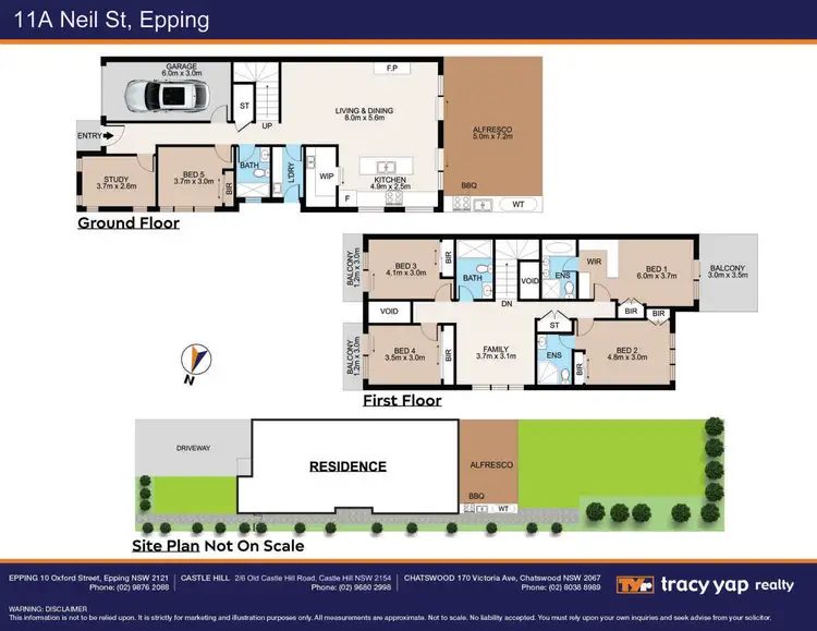 Floorplan of Homely semi-detached listing, 11A Neil Street, Epping NSW 2121