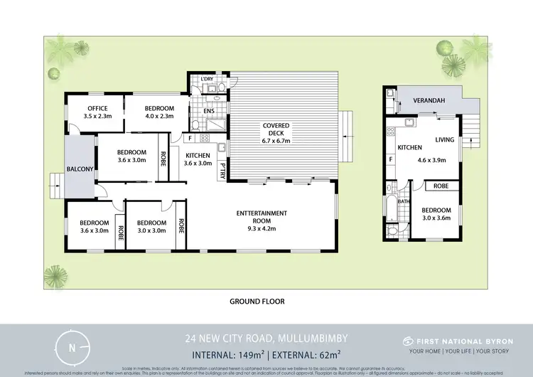 Floorplan of Homely house listing, 24 New City Road, Mullumbimby NSW 2482