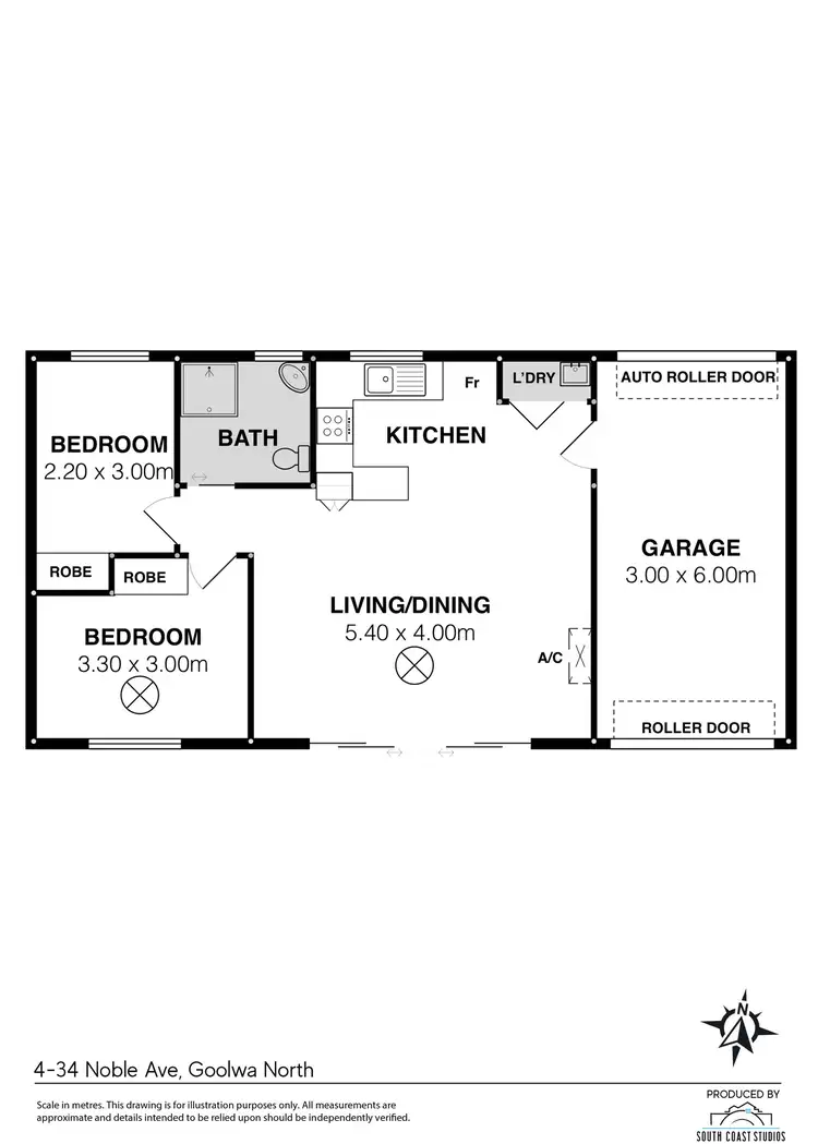 Floorplan of Homely unit listing, 4/34 Noble Avenue, Goolwa North SA 5214