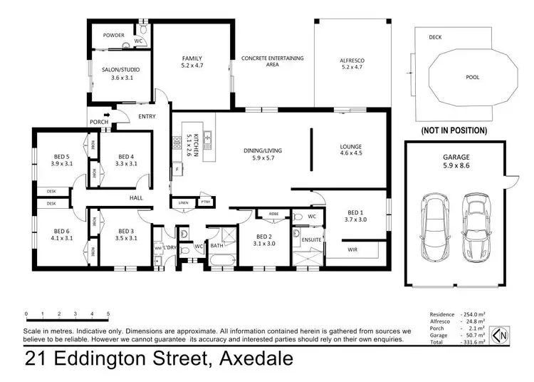 Floorplan of Homely house listing, 21 Eddington Street, Axedale VIC 3551