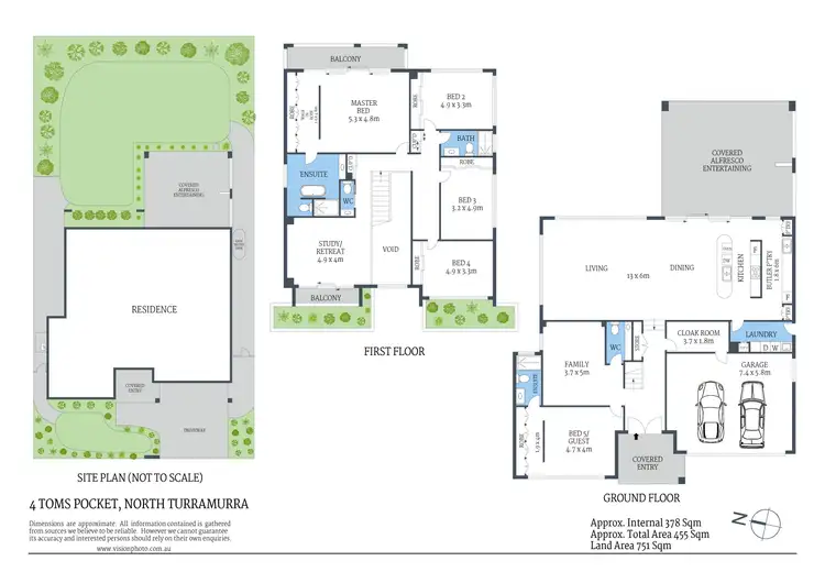 Floorplan of Homely house listing, 4 Toms Pocket, Turramurra NSW 2074