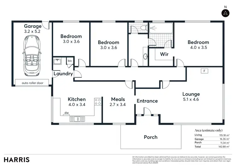 Floorplan of Homely house listing, 5 St Wilfred Avenue, Stirling SA 5152