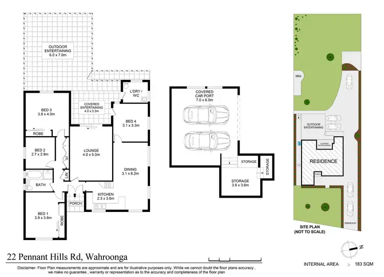 Floorplan of Homely house listing, 22 Pennant Hills Road, Wahroonga NSW 2076