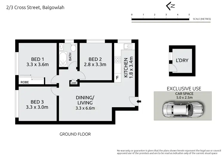 Floorplan of Homely apartment listing, 2/3 Cross Street, Balgowlah NSW 2093