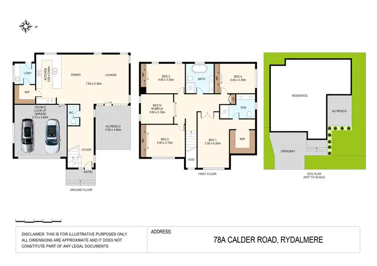 Floorplan of Homely house listing, 78A Calder Road, Rydalmere NSW 2116