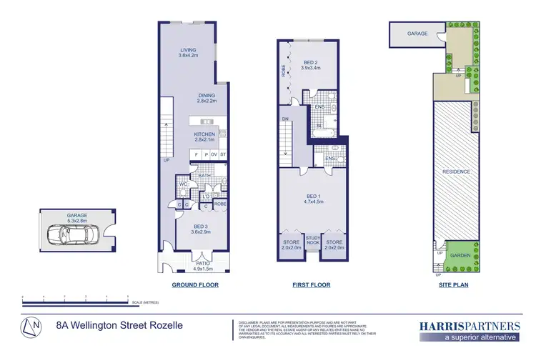 Floorplan of Homely house listing, 8A Wellington Street, Rozelle NSW 2039