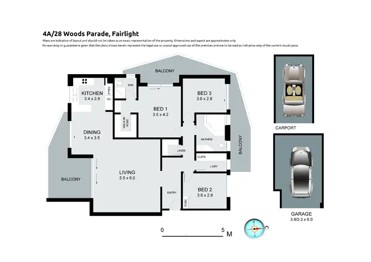 Floorplan of Homely apartment listing, 4A/28 Woods Parade, Fairlight NSW 2094