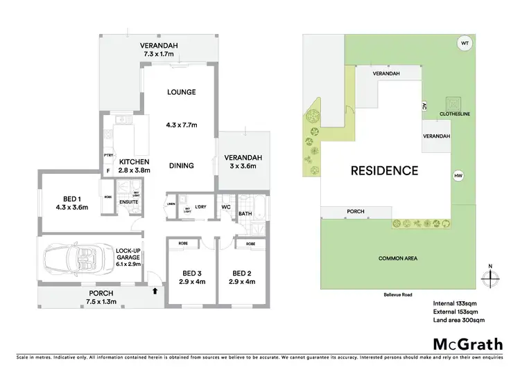 Floorplan of Homely villa listing, 1/18 Bellevue Road, Mudgee NSW 2850