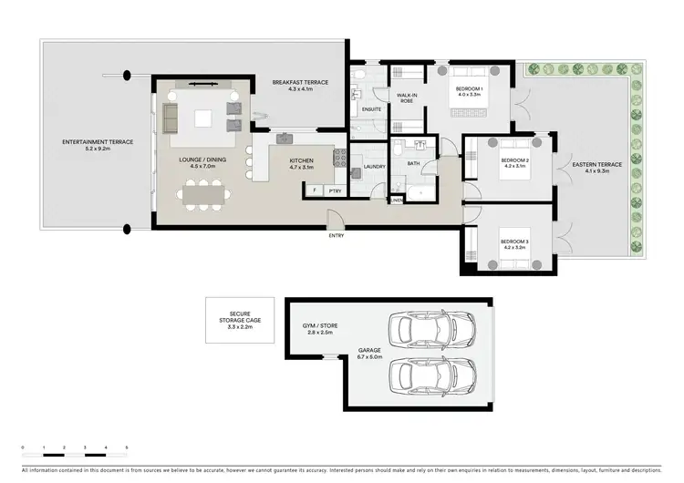 Floorplan of Homely apartment listing, 5/30-32 Cowan Road, St Ives NSW 2075