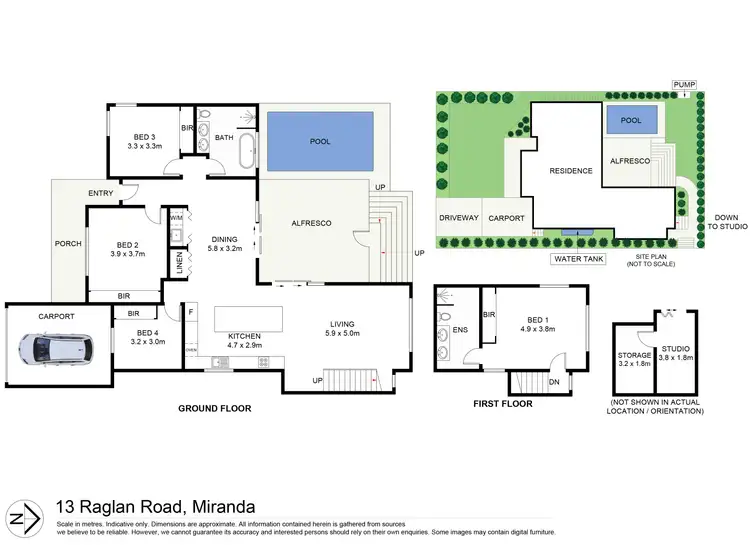 Floorplan of Homely house listing, 13 Raglan Road, Miranda NSW 2228