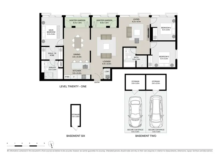 Floorplan of Homely apartment listing, 2107/10 Atchison Street, St Leonards NSW 2065