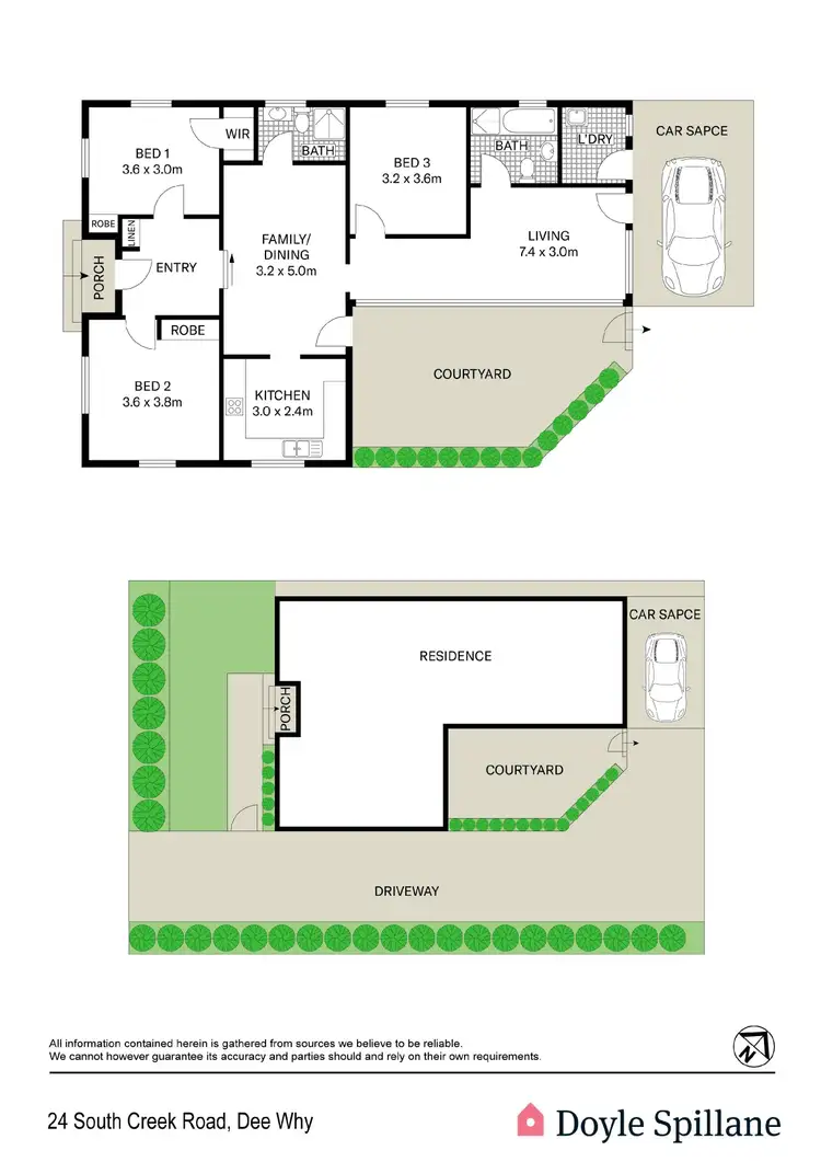 Floorplan of Homely house listing, 24 South Creek Road, Dee Why NSW 2099