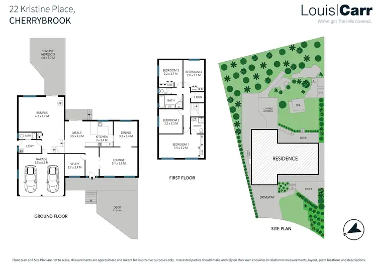 Floorplan of Homely house listing, 22 Kristine Place, Cherrybrook NSW 2126