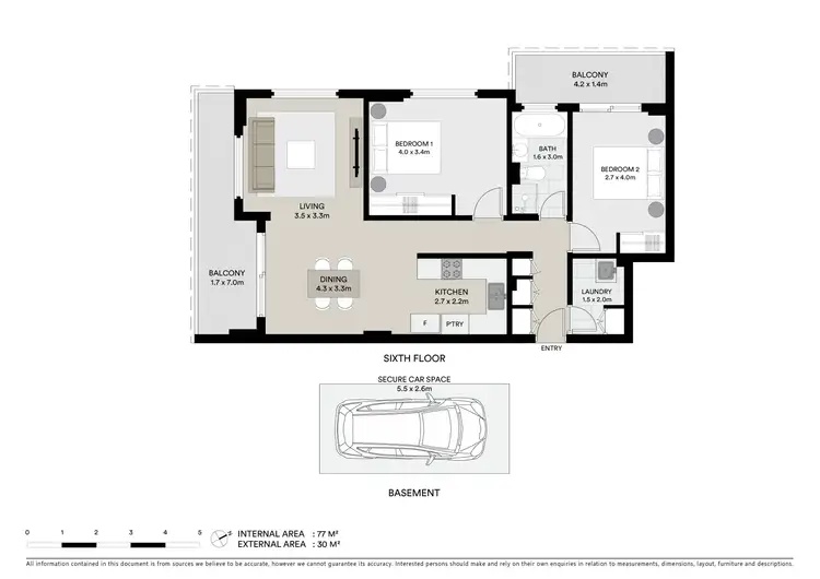 Floorplan of Homely apartment listing, 28/3 Moate Avenue, Brighton-Le-Sands NSW 2216