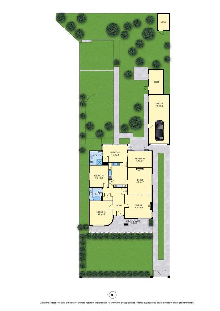 Floorplan of Homely house listing, 32 Joffre Street, Reservoir VIC 3073