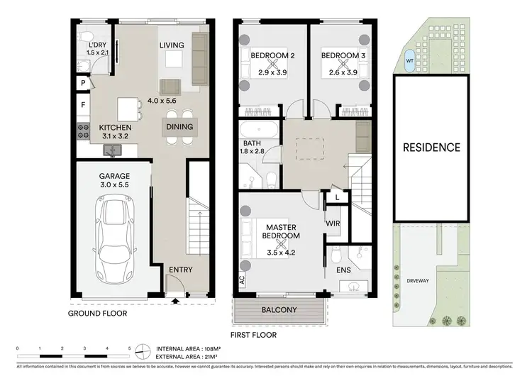 Floorplan of Homely townhouse listing, 2/10A Mary Street, Cardiff NSW 2285