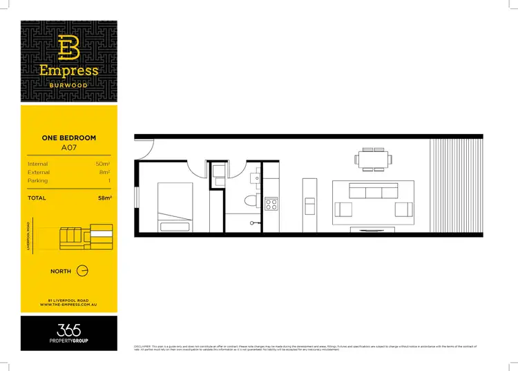 Floorplan of Homely apartment listing, 7/79-81 Liverpool Road, Burwood NSW 2134