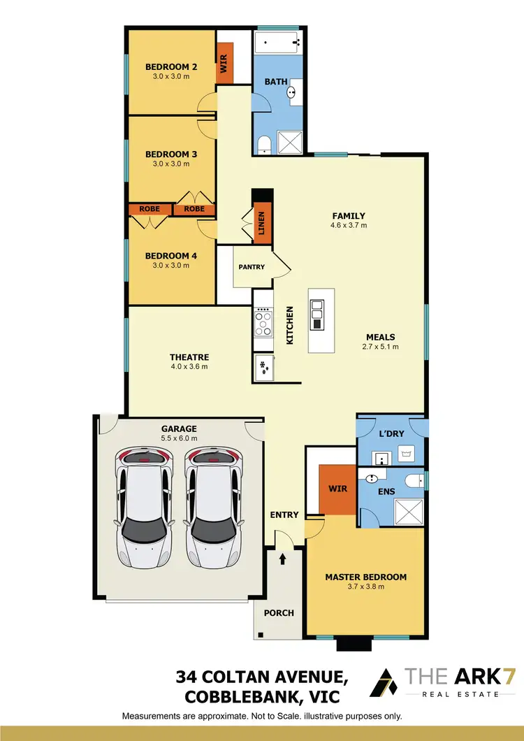 Floorplan of Homely house listing, 34 Coltan Avenue, Cobblebank VIC 3338