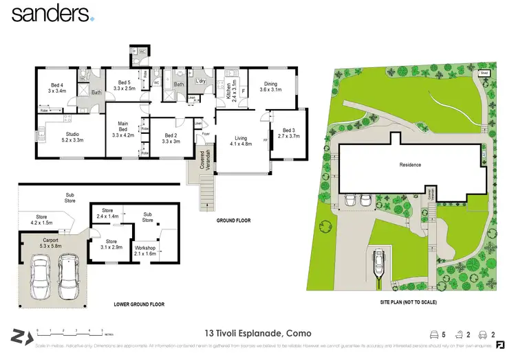 Floorplan of Homely house listing, 13 Tivoli Esplanade, Como NSW 2226