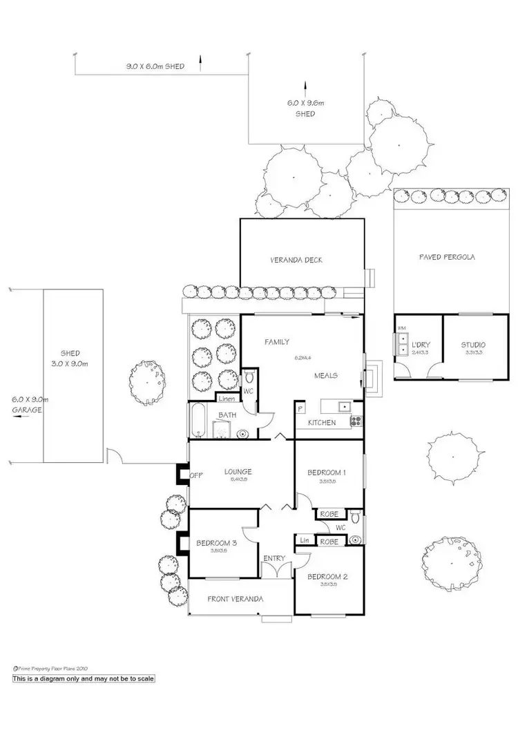 Floorplan of Homely house listing, 50 Eureka Street, Chewton VIC 3451