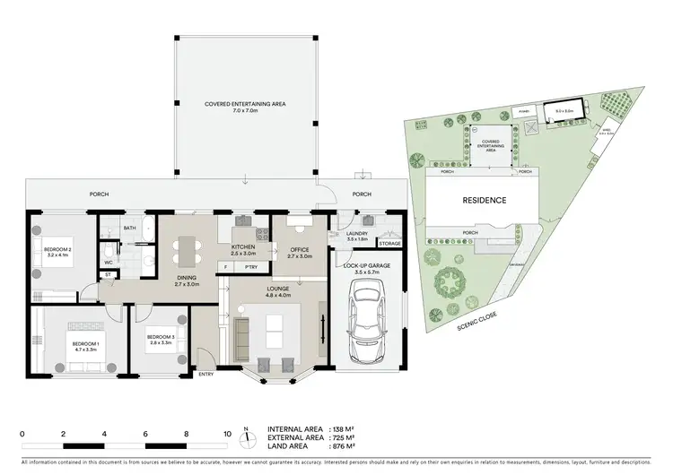 Floorplan of Homely house listing, 10 Scenic Close, Mudgee NSW 2850