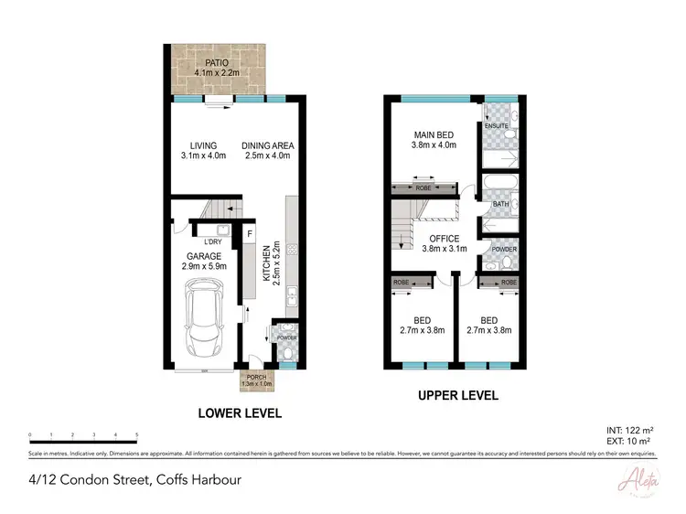 Floorplan of Homely townhouse listing, 4/12 Condon Street, Coffs Harbour NSW 2450