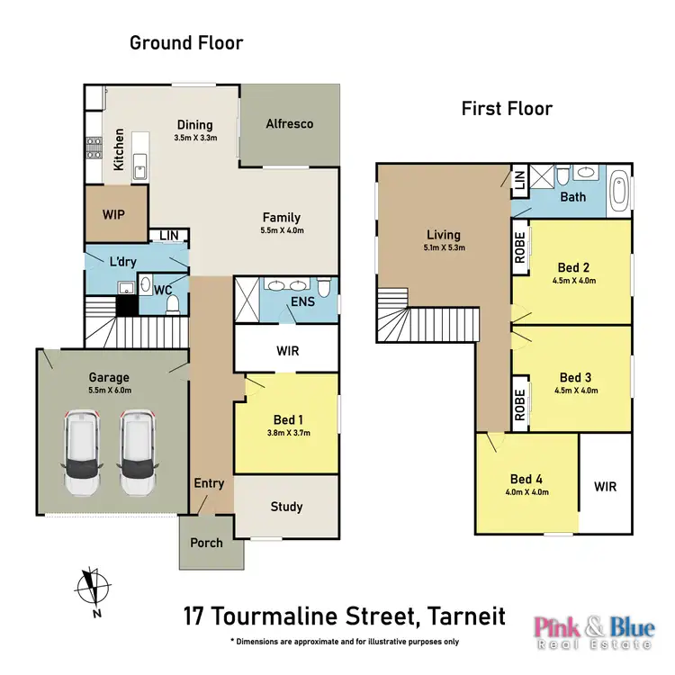 Floorplan of Homely house listing, 17 Tourmaline Street, Tarneit VIC 3029