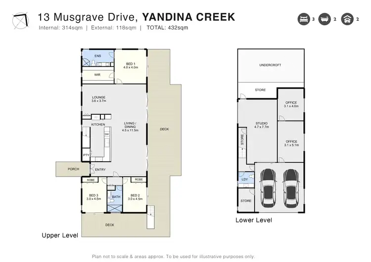 Floorplan of Homely house listing, 13 Musgrave Drive, Yandina Creek QLD 4561