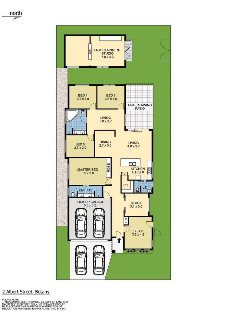 Floorplan of Homely house listing, 2 Albert Street, Botany NSW 2019