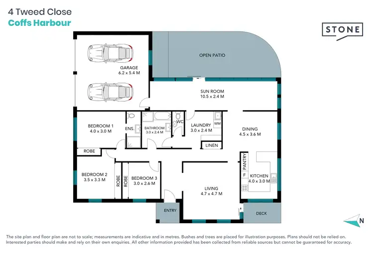 Floorplan of Homely house listing, 4 Tweed Close, Coffs Harbour NSW 2450