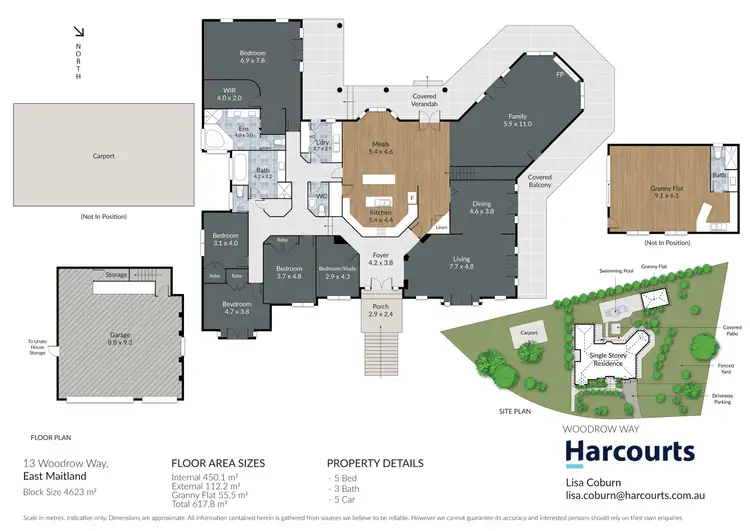 Floorplan of Homely house listing, 13 Woodrow Way, East Maitland NSW 2323