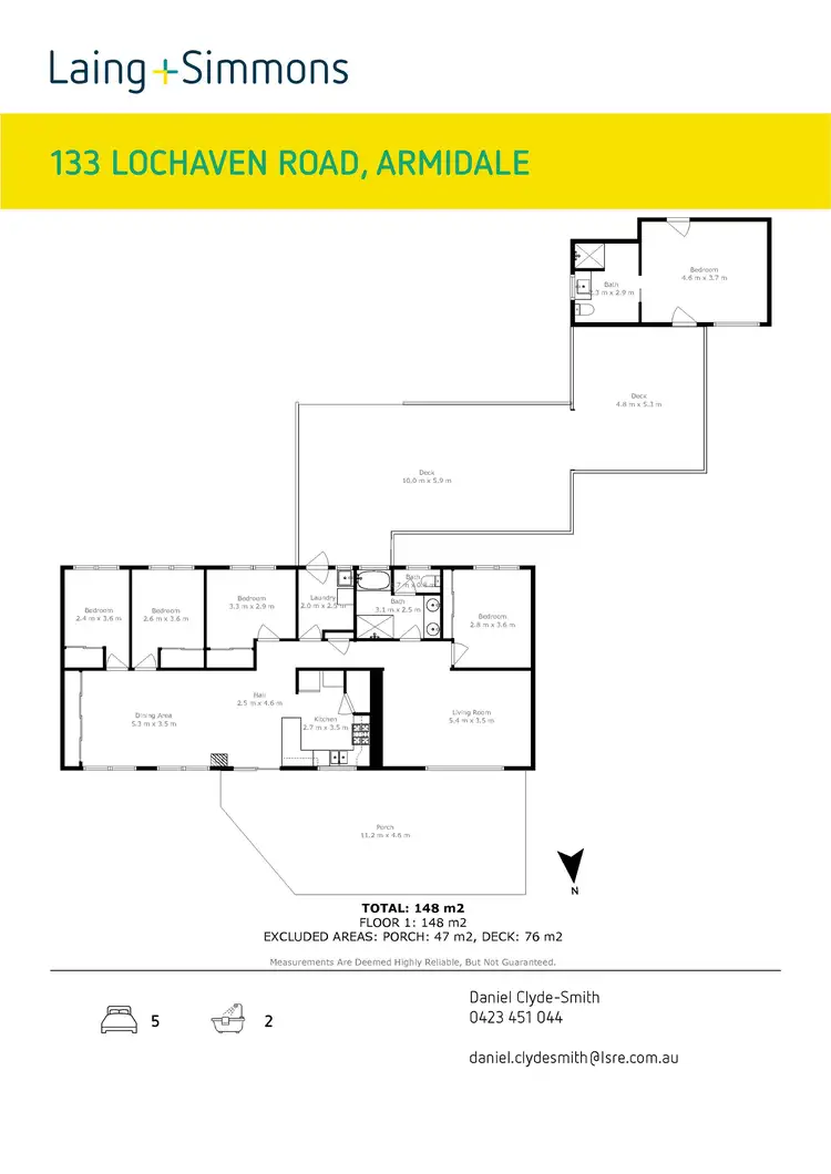 Floorplan of Homely house listing, 133 Lochaven Road, Armidale NSW 2350