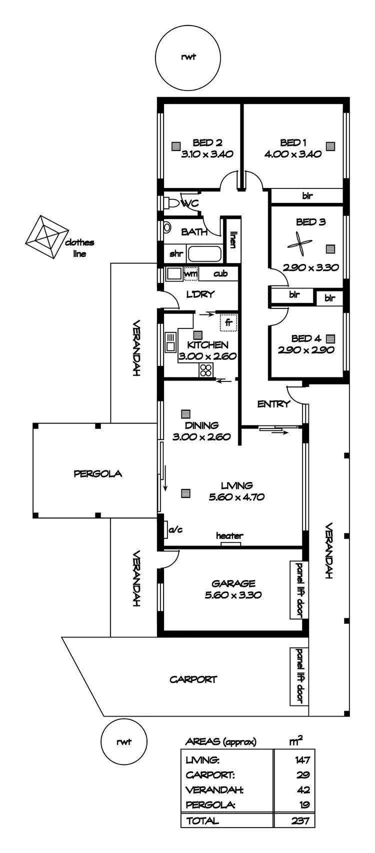Floorplan of Homely house listing, 12 Harvey Avenue, Salisbury SA 5108