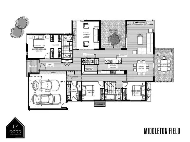 Floorplan of Homely house listing, 1 Raymond Street, Daylesford VIC 3460