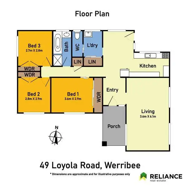 Floorplan of Homely house listing, 49 Loyola Road, Werribee VIC 3030