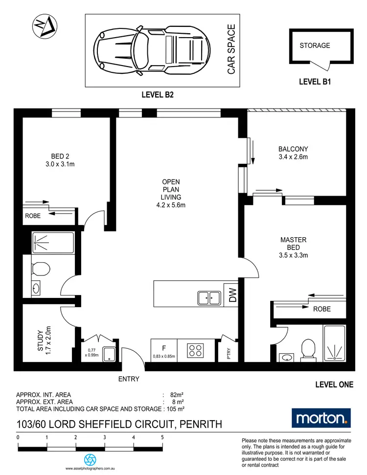 Floorplan of Homely apartment listing, 103/60 Lord Sheffield Circuit, Penrith NSW 2750