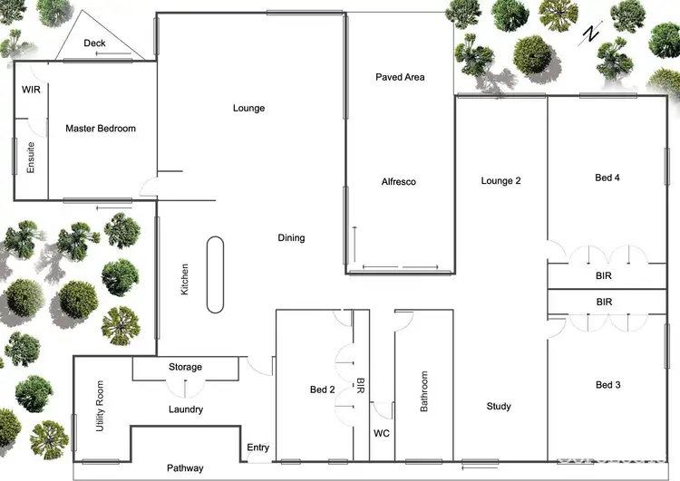 Floorplan of Homely house listing, 285 Tambo Upper Road, Swan Reach VIC 3903