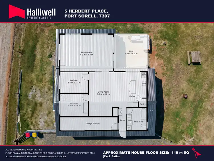 Floorplan of Homely rural property listing, 5 Herbert Place, Port Sorell TAS 7307