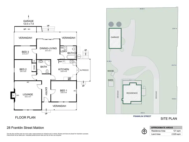 Floorplan of Homely house listing, 28 Franklin Street, Maldon VIC 3463