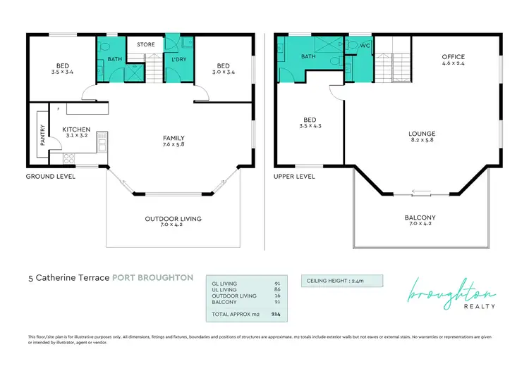 Floorplan of Homely house listing, 5 Catherine Terrace, Port Broughton SA 5522