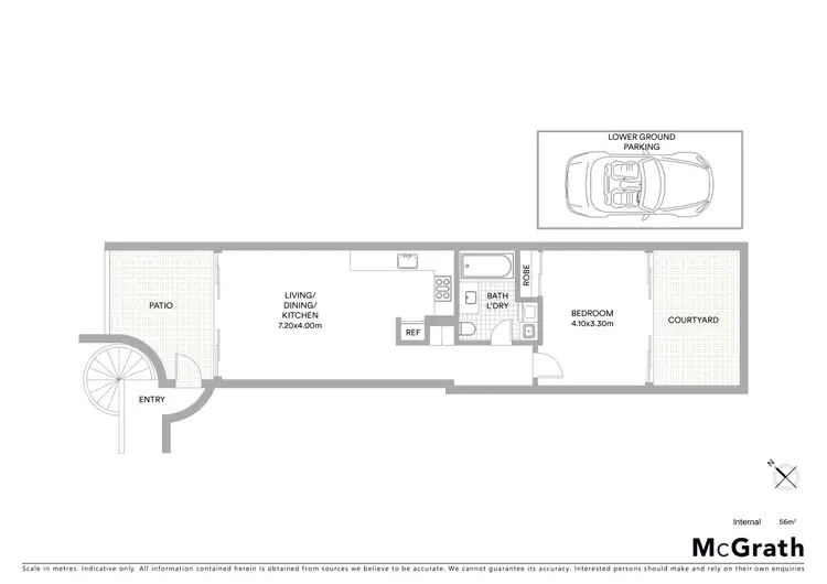 Floorplan of Homely unit listing, 3/23-29 Byron Street, Bangalow NSW 2479