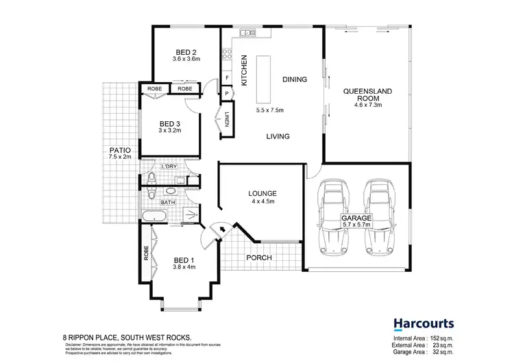 Floorplan of Homely house listing, 8 Rippon Place, South West Rocks NSW 2431