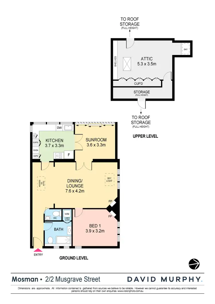 Floorplan of Homely apartment listing, 2/2 Musgrave Street, Mosman NSW 2088