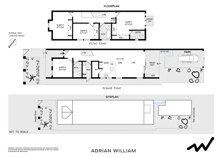 Floorplan of Homely house listing, 50A Charles Street, Leichhardt NSW 2040