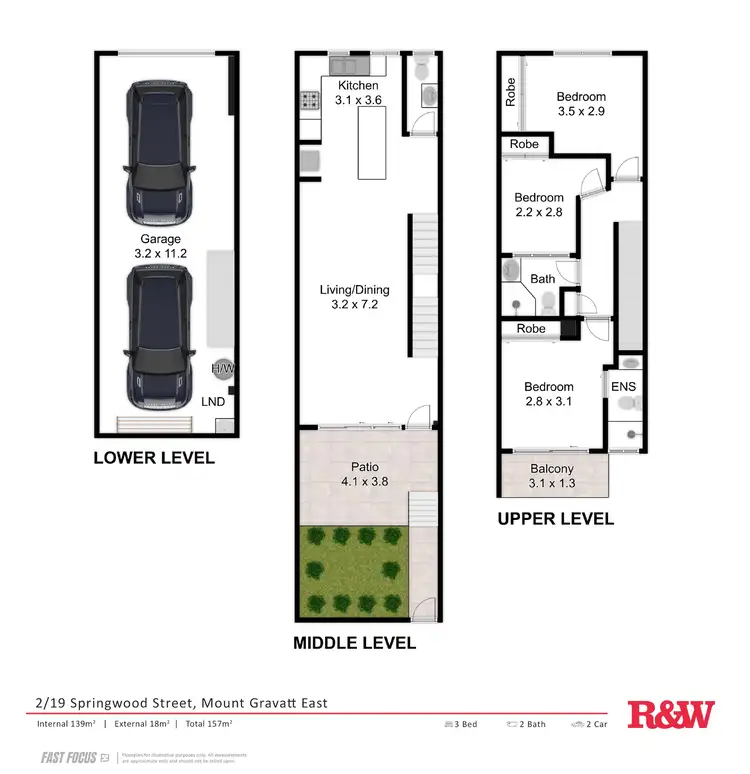 Floorplan of Homely townhouse listing, 2/19 Springwood Street, Mount Gravatt East QLD 4122